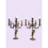 CANDELABROS DORADOS GRANDES