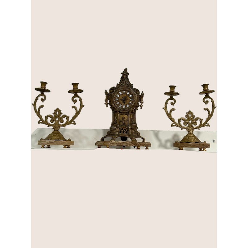 PACK DE CANDELABROS CON RELOJ