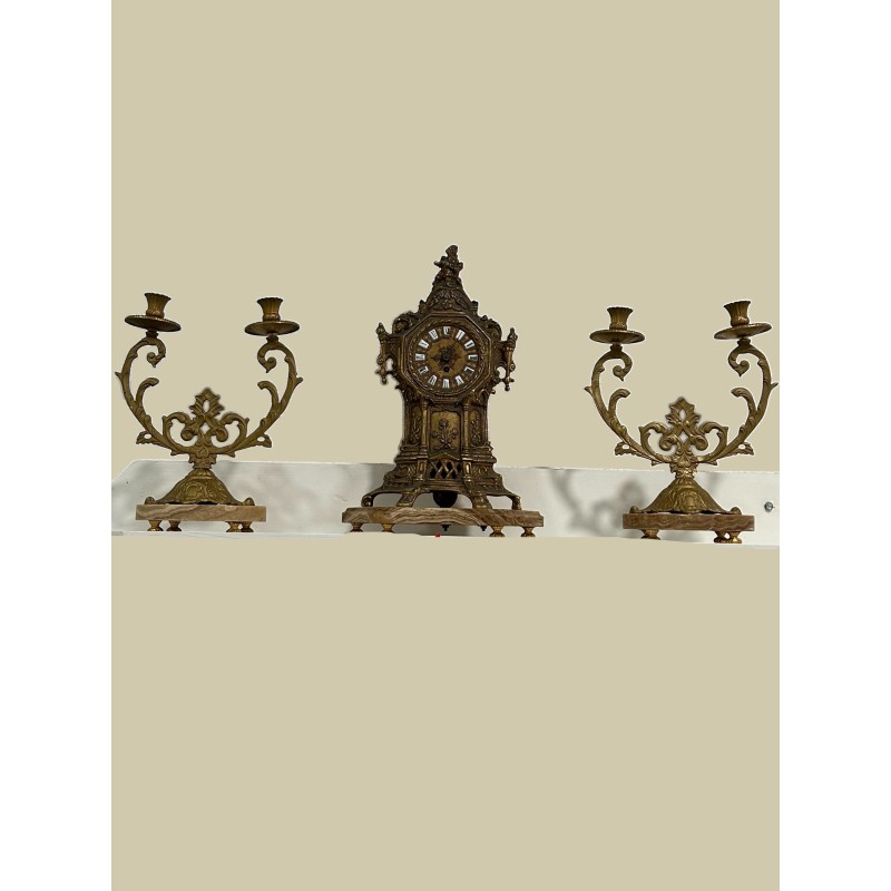 PACK DE CANDELABROS CON RELOJ