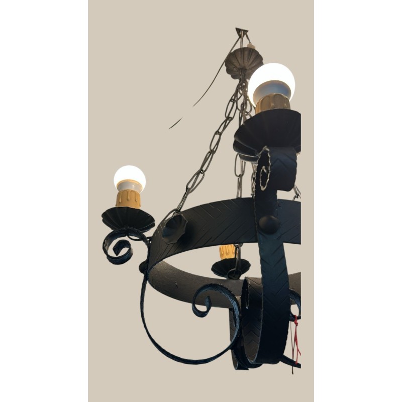 LAMPARA HIERRO FORJADO